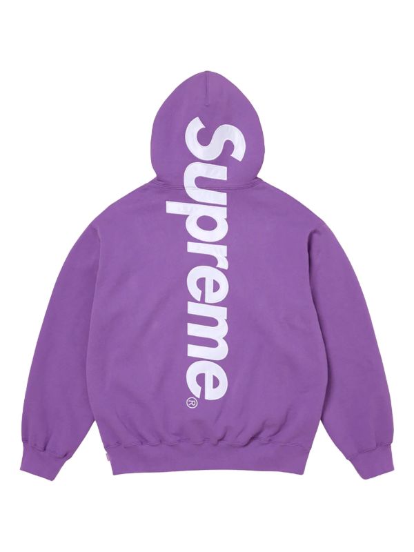 Supreme Satin Appliquè Hooded Sweatshirt