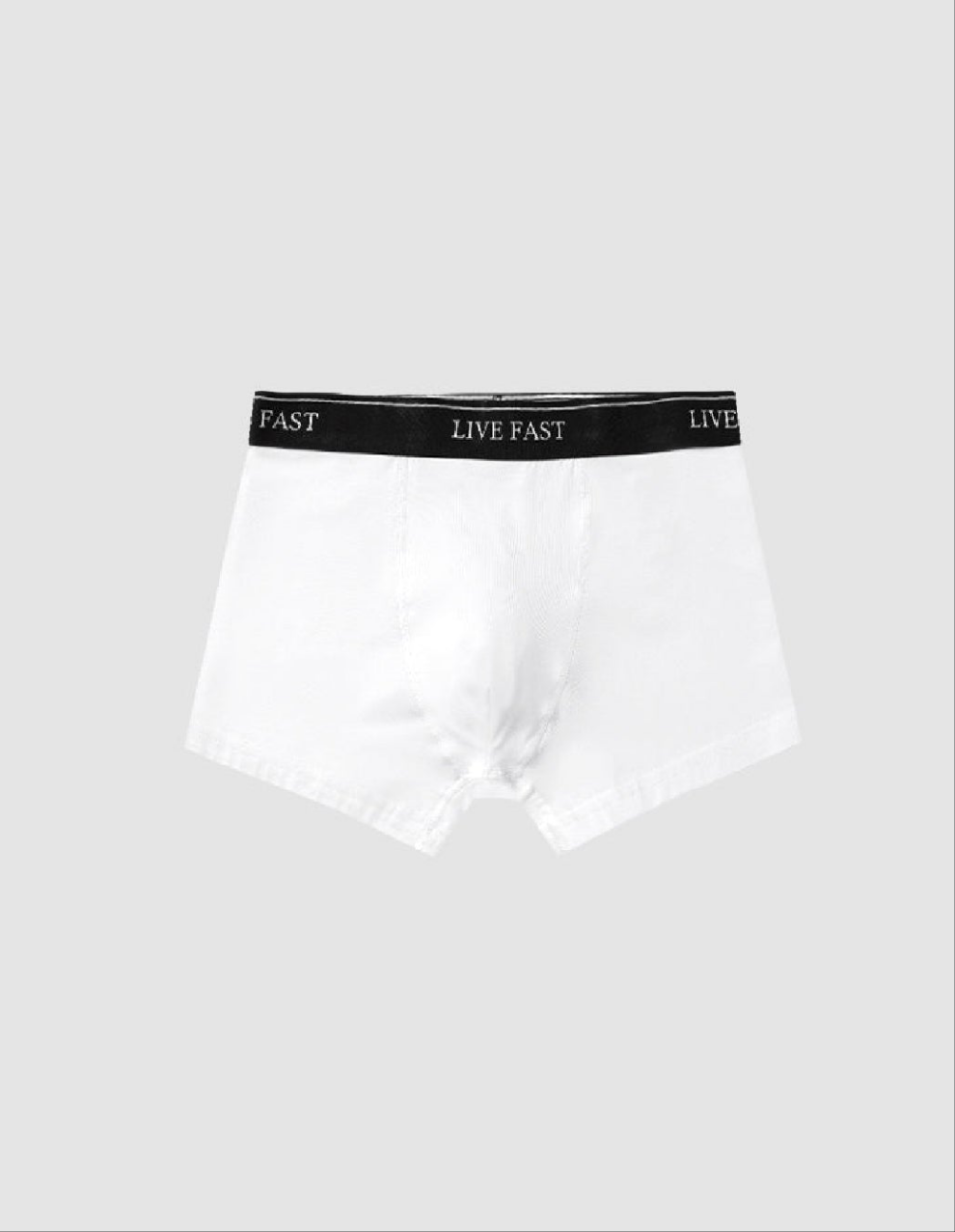 Live Fast Trunks 2 Pack White/Black