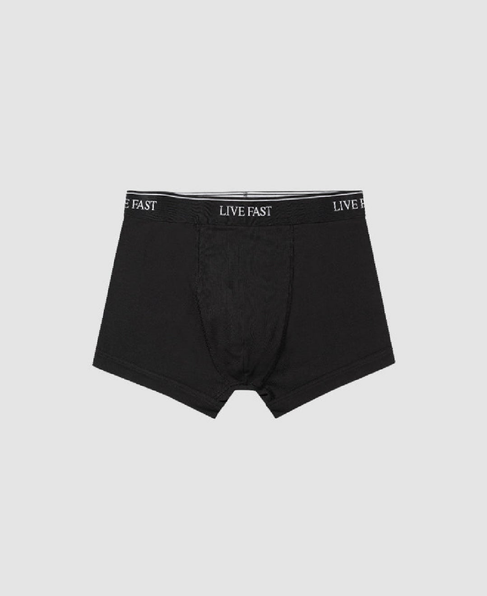 Live Fast Trunks 2 Pack Black