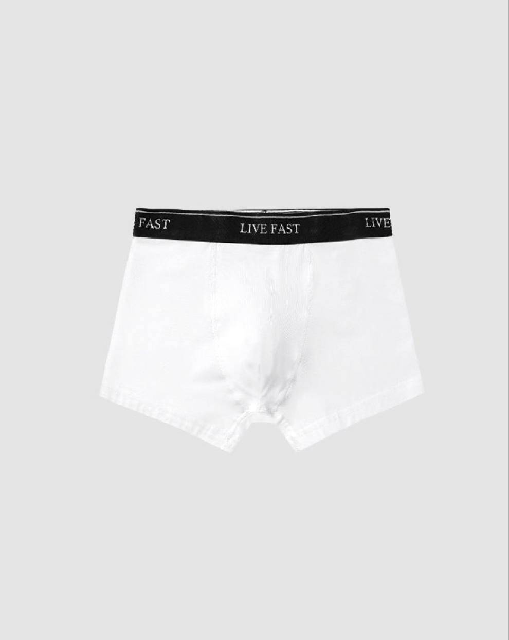 Live Fast Trunks 2 Pack White/Black
