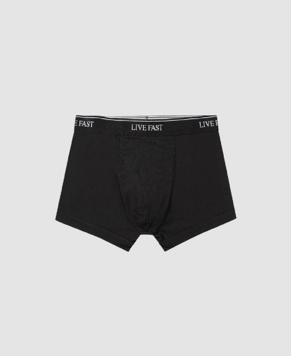 Live Fast Trunks 2 Pack Black