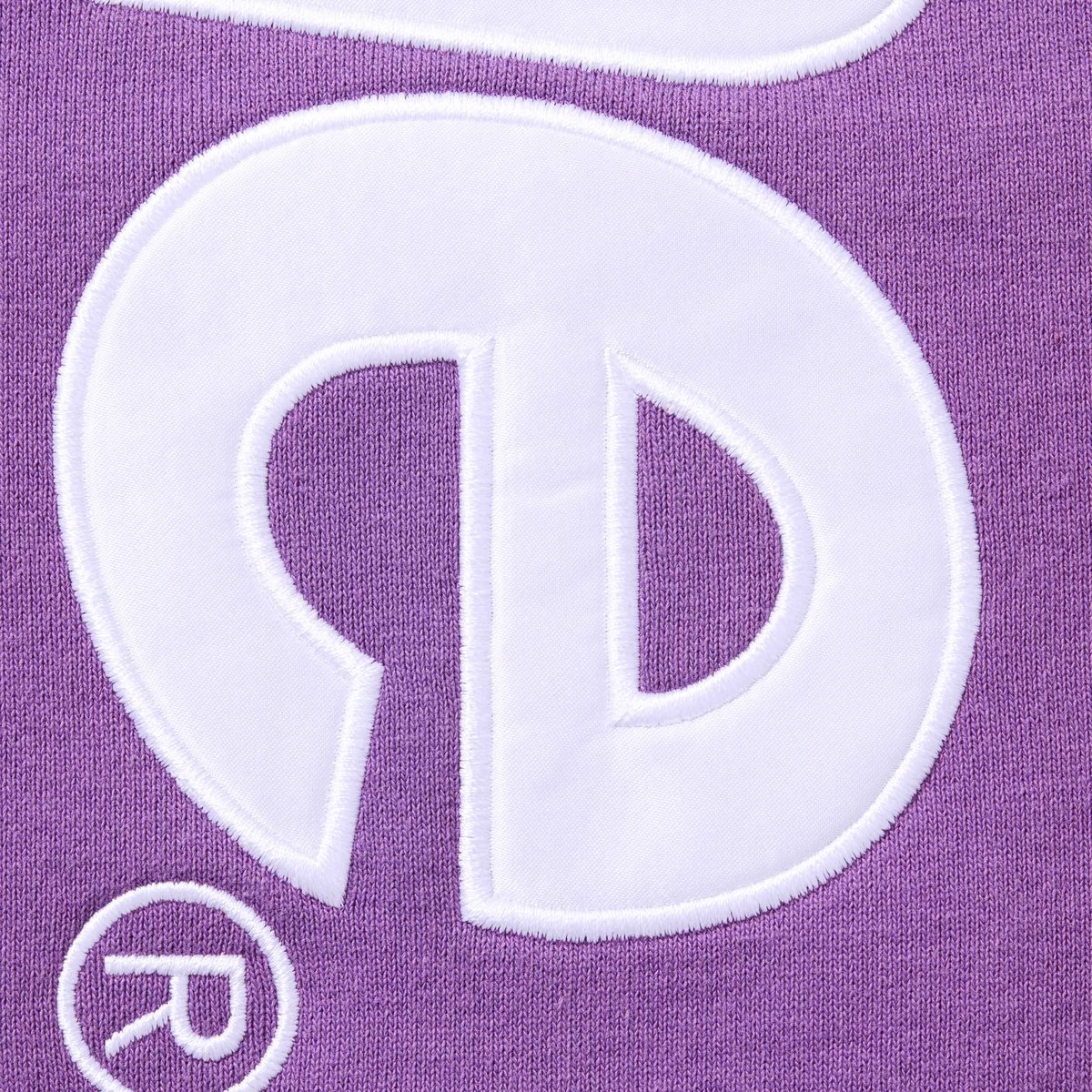 Supreme Satin Appliquè Hooded Sweatshirt