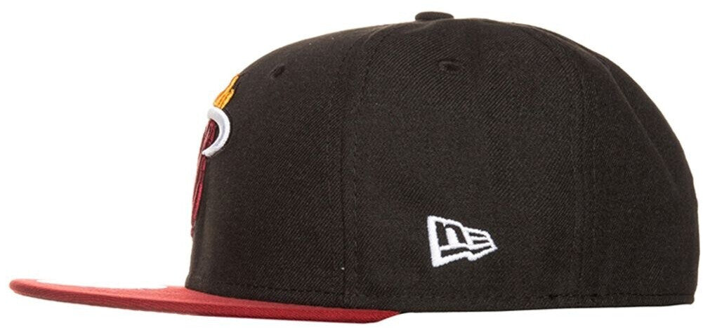 New Era Miami Heat NBA 59Fifty Black/Moroon Fitted Cap