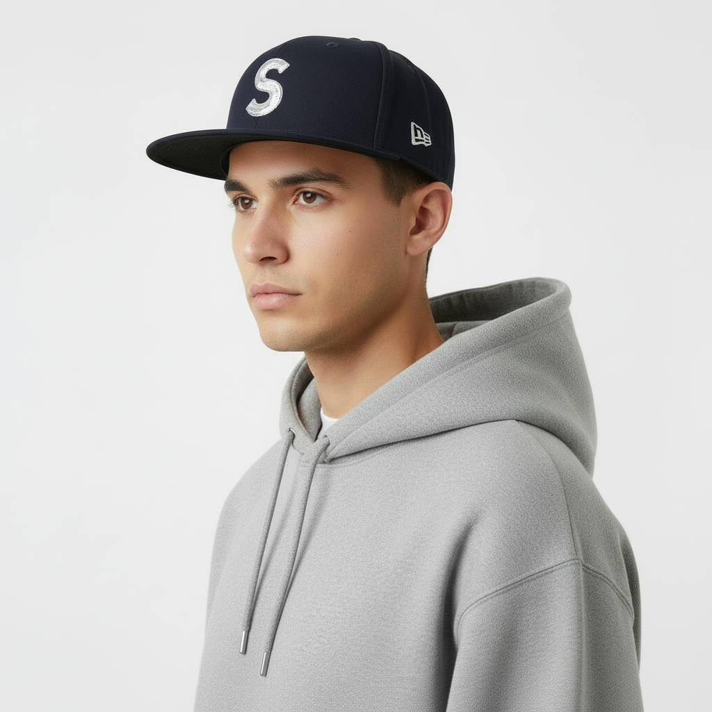 Supreme x Swarovski S Logo x New Era 59Fitty Fitted Hat Black