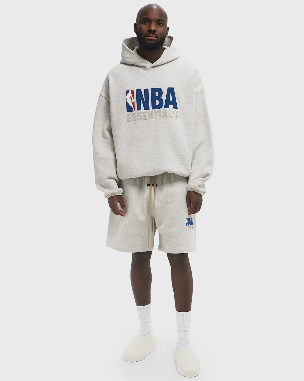 Fear Of God Essentials NBA Hoodie Light Heather